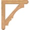 Ekena Millwork Balboa Craftsman Smooth Bracket w/ Offset Brace, Western Red Cedar, 7 1/2"W x 40"D x 44"H BKT0806X40X44BOA04SWR - alternate 4